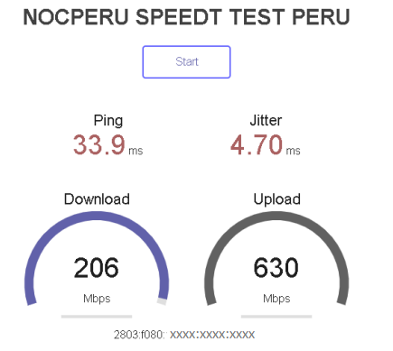 Pruebas de Velocidad - SpeedTest